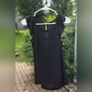 Elegant Black Sleeveless Top